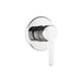 Loui Wall Mixer Round Plate chrome 