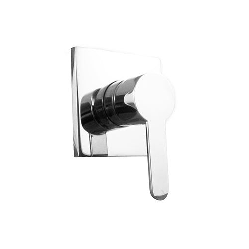 Loui Wall Mixer Square plate chrome