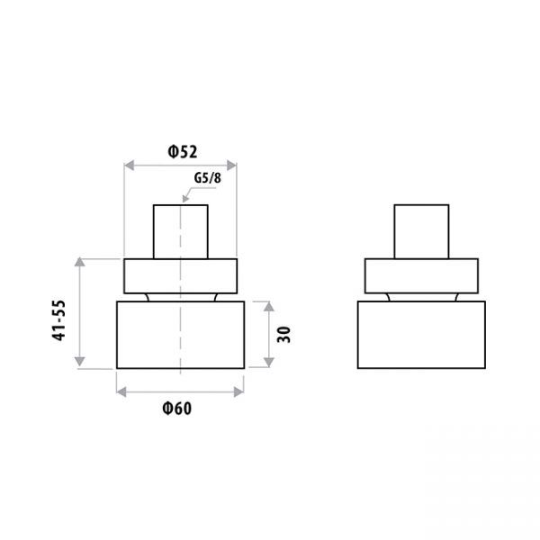 Loui Wall Top Assembly specifications