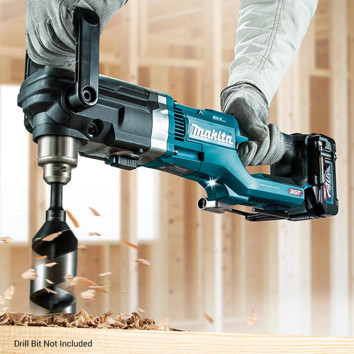 Makita 40V Max BRUSHLESS Right Angle Drill - Includes 1 x 4.0Ah Batteries, Single Port Rapid Charger drill