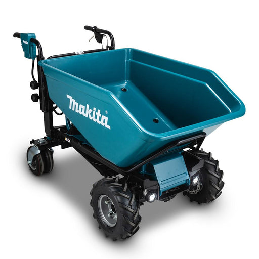 DCU603Z - 18Vx2 BRUSHLESS Wheelbarrow with manual dump & bucket - Tool Only