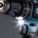 DHP485Z - 18V BRUSHLESS Hammer Driver Drill - Tool Only led light