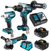 DLX3150TX1 - 3 Piece BRUSHLESS Combo Kit - DHP486Z, DTW300Z, DGA508Z, 2 x BL1850B, DC18RC & Carry Bag