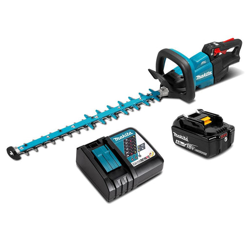 DUH602RT - 18V BRUSHLESS 600mm Hedge Trimmer Kit - Includes 5.0Ah Battery & Rapid Charger