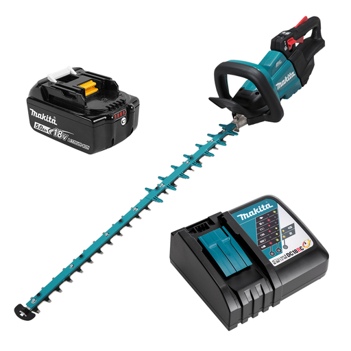 DUH752RT - 18V BRUSHLESS 750mm Hedge Trimmer Kit - Includes 5.0Ah Battery & Rapid Charger