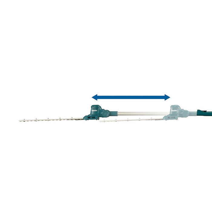 DUN461WZ - 18V 460mm Pole Hedge Trimmer - Tool Only telescopic