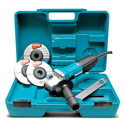 Makita GA5030KX 125mm (5") Angle Grinder, 720W, 3x Grinding Discs, Case