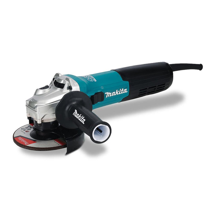 Makita GA5092X01 125mm (5") Angle Grinder, 1900W, Active Feedback sensing Technology (AFT), Anti-Restart Protection, Soft Start, SJSII, Anti-Vibration Handle