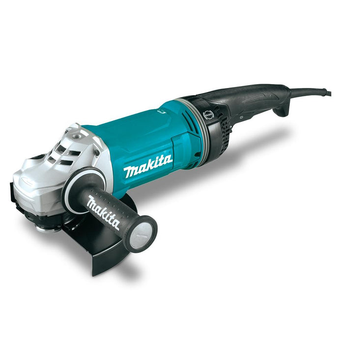 Makita GA9070X1 230mm (9") Angle Grinder, 2400W, AFT, soft start, anti-restart, mechanical brake, straight handle