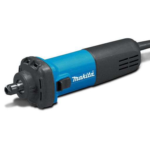 Makita GD0602 6.35mm (1/4")  Short Nose High Speed Die Grinder, 400W, Slide switch