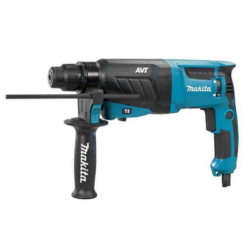 Makita HR2631FT 26mm SDS Plus Rotary Hammer, 800W, AVT, LED Joblight & Quick change chuck