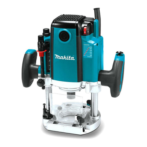 Makita RP2301FC05 12.7mm (1/2") Plunge Router, 2,100W, Variable speed