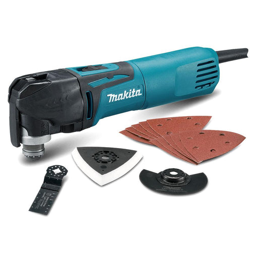 Makita TM3010CX4 Multi-tool, 320W, Tool-less lock system with Accessory kit & Carry case