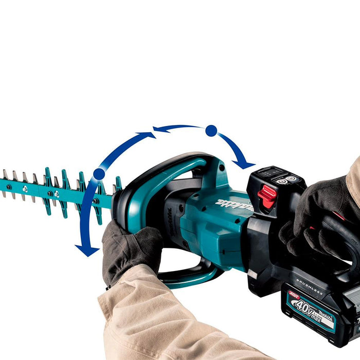 Makita UH009GZ 40V Max BRUSHLESS 750mm Hedge Trimmer, Max branch dia. 21.5mm - Tool Only twist