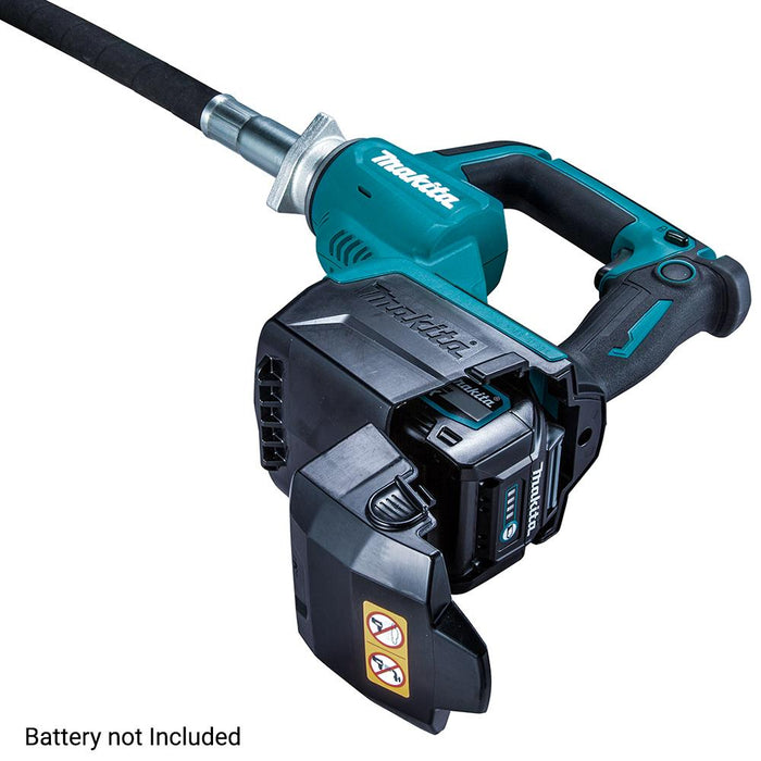 Makita VR004GZ 40V Max Brushless 1,200mm (38mm dia.) Concrete Vibrator - Tool Only battery