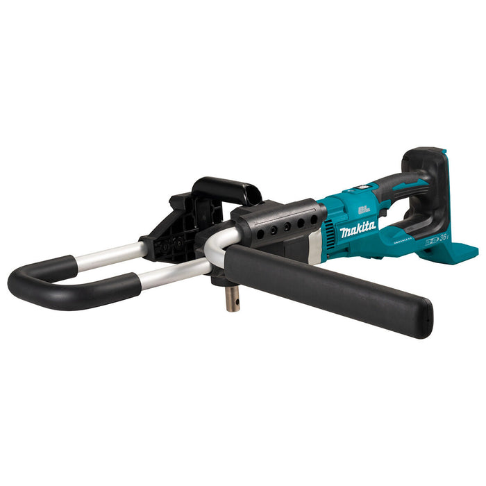 Makita DDG461Z 18Vx2 Brushless Cordless Earth Auger Kit - Includes 2 x 5.0Ah Batteries & Dual Port Rapid Charger 2