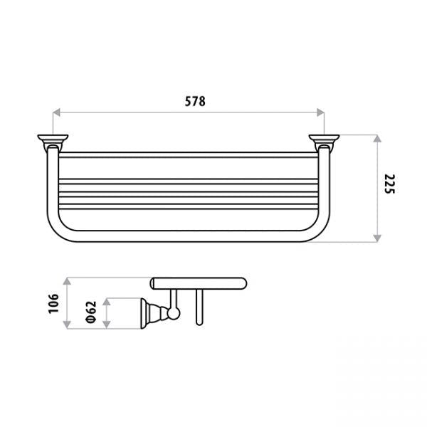 Noosa Towel Rack specifications