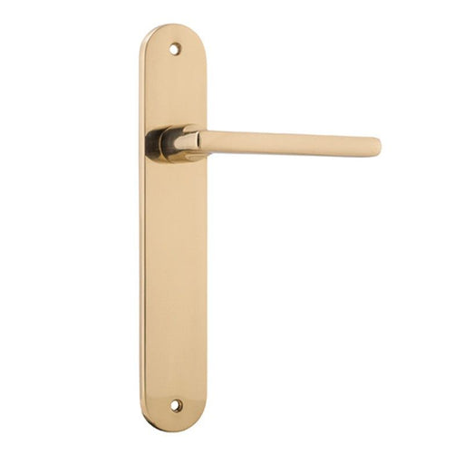 Oval Baltimore Lever Iver Polished Brass