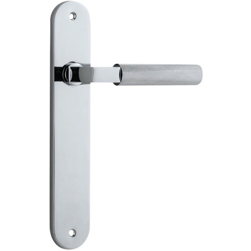 Oval Brunswick Lever Iver Polished Chrome