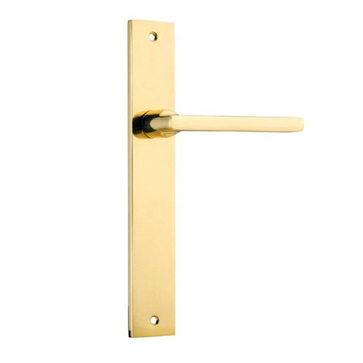 Rectangle Baltimore Lever Iver Polished Brass