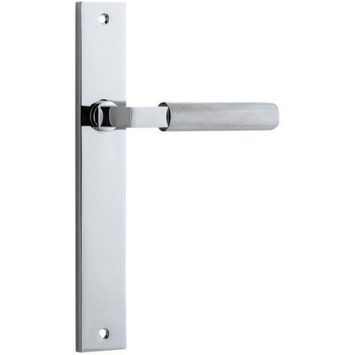 Rectangle Brunswick Lever Iver Polished Chrome