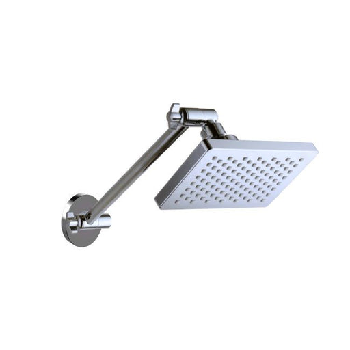 Renew Rectangular Shower Head & Link lock Arm Chrome