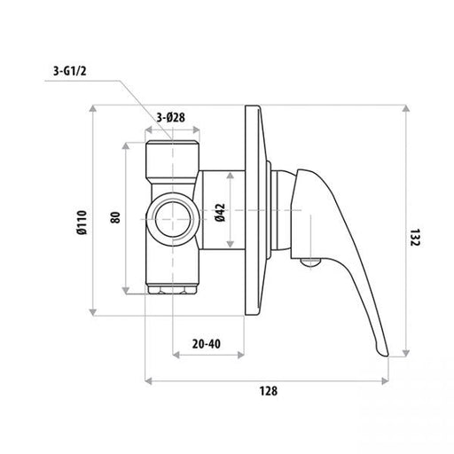 Renovator MkII Wall Mixer specifications