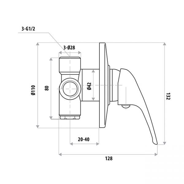 Renovator MkII Wall Mixer specifications