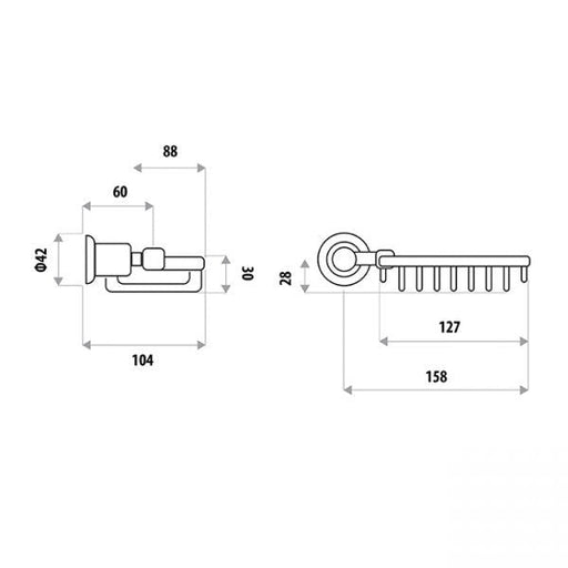 Renovator Soap Basket specifications