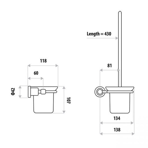 Renovator Toilet Brush & Stand specifications