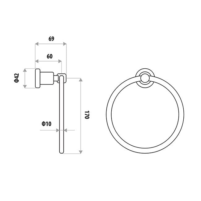 Renovator Towel Ring specifications