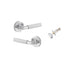 Round Brunswick Lever Iver Satin Chrome Privacy Kit