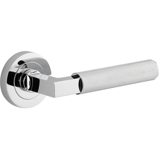 Round Brunswick Lever Iver Polished Chrome