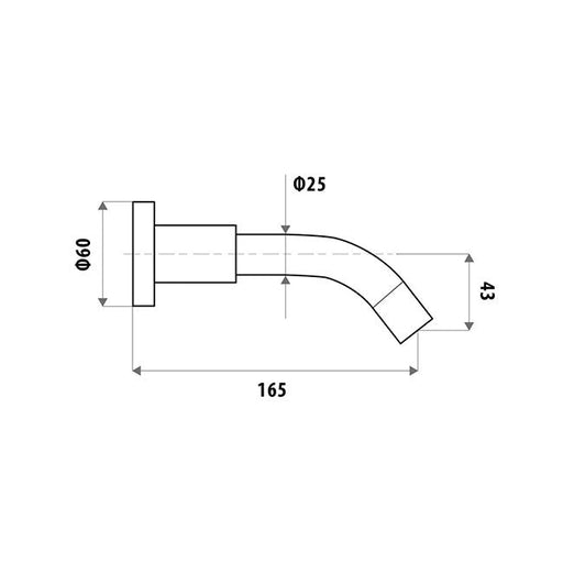 Sabine Bath Spout specifications