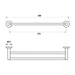 Sabine Double Towel Rail specifications