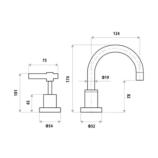 Sabine Lever Basin Set Specifications