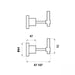 Sabine Lever Wall Top Assemblies pair specifications