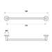 Sabine Single Towel Rail specifications