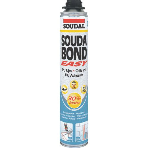 Soudal Soudabond Easy Adhesive Gun (Screw Top) 121734