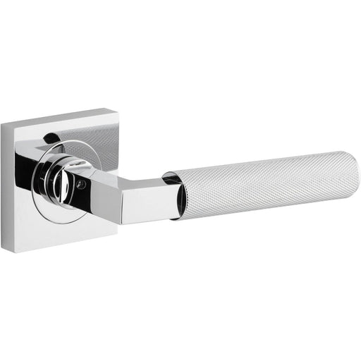 Square Brunswick Lever Iver Polished Chrome