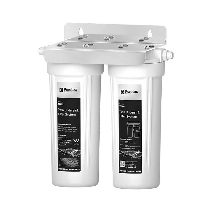 TS100 Twin Undersink Water Filter with Tap Unit