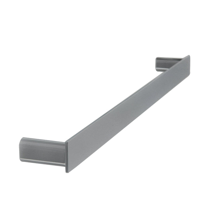 The Gabe 600mm Single Towel Rail brushed nickel