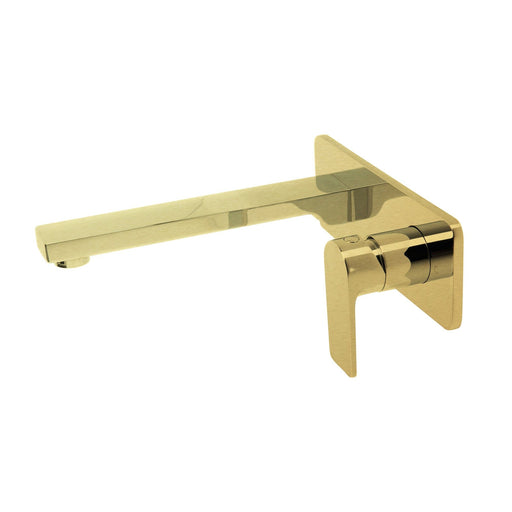 The Gabe Leva Wall Outlet Mixer brushed gold