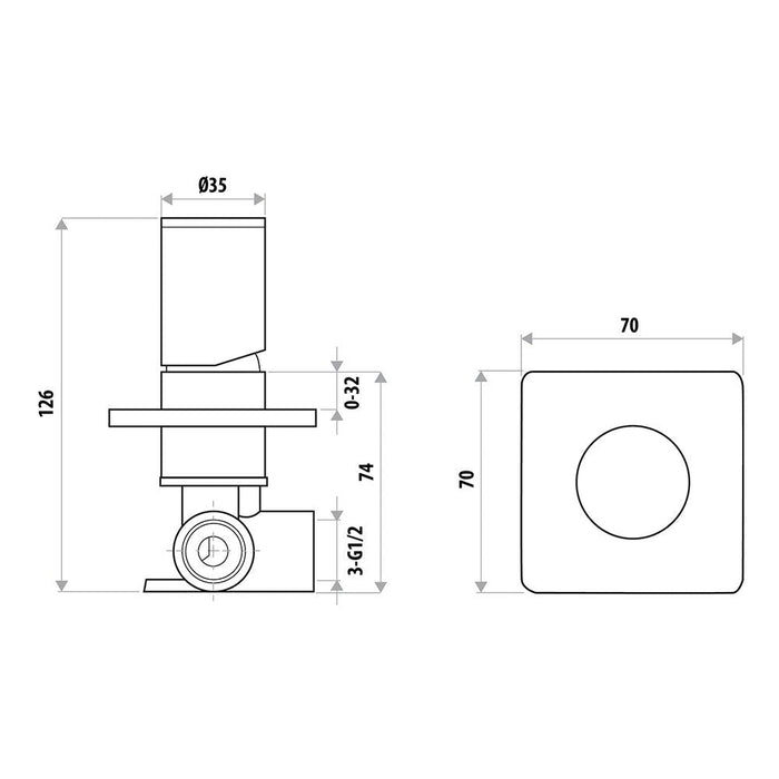 The Gabe Wall Mixer specifications