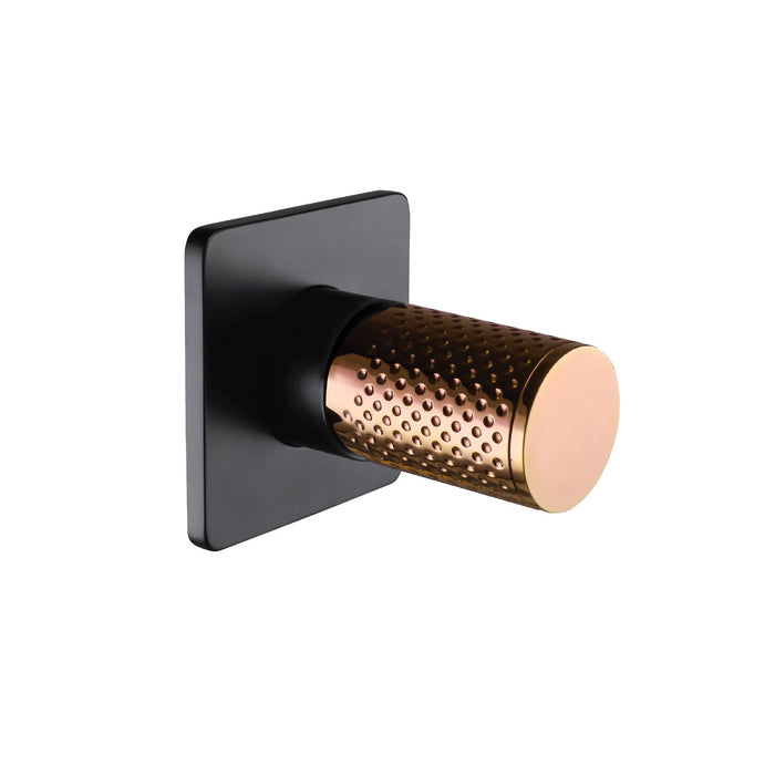 The Gabe Wall Mixer black rose gold