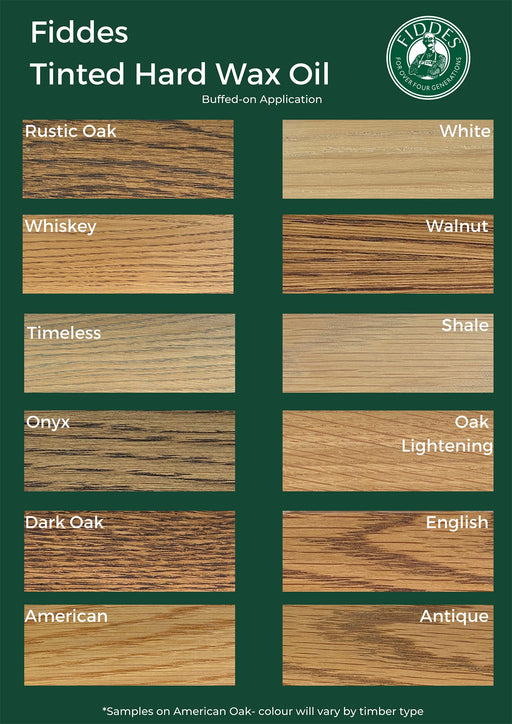 Hard Wax Oil Dark Oak Fiddes colour