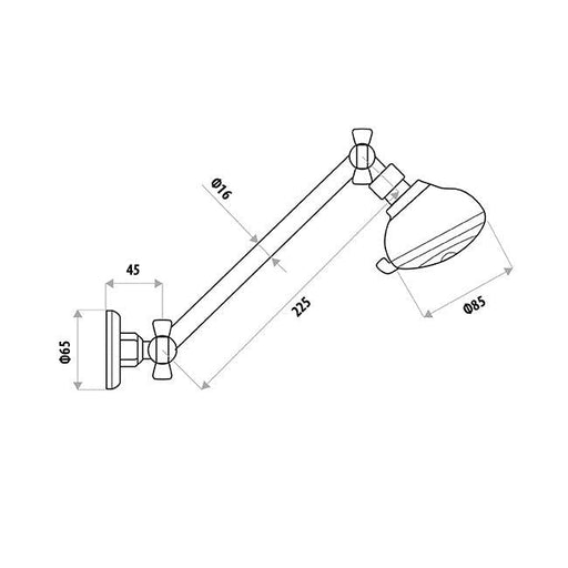 UFO All Directional Shower Specifications