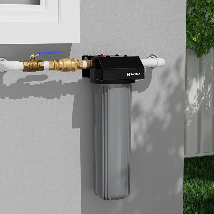 WH1-60 Whole House Single Water Filter MaxiPlus Installed